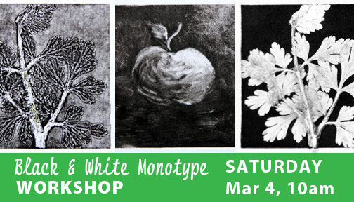 Black & White Monotype Workshop