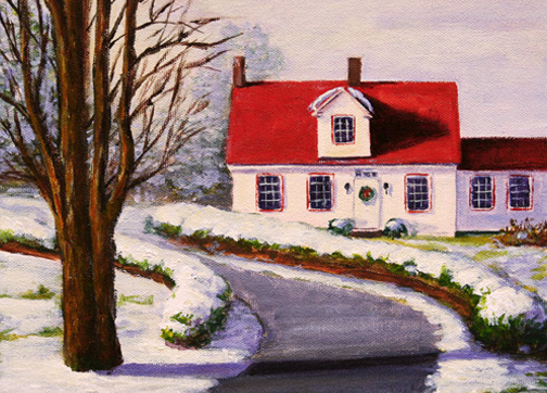 'Warm Winter Day' by Lynn Johnson available at Visual Voice Fine Art
